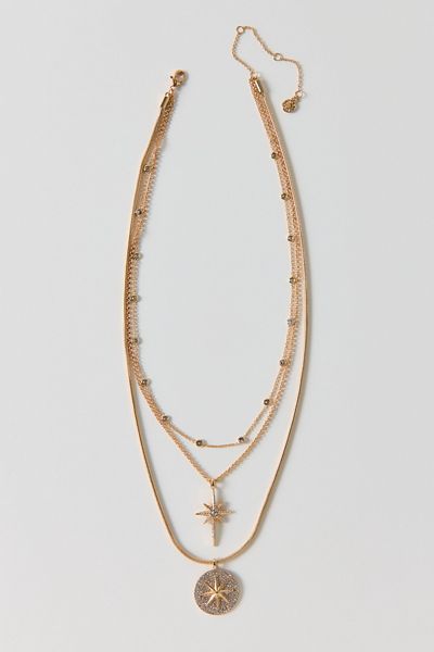 BaubleBar Lyra Celestial Layered Necklace
