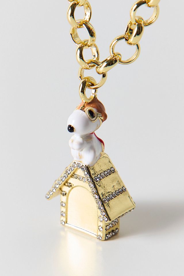 BaubleBar Peanuts Snoopy Flying Ace Doghouse Pendant #1