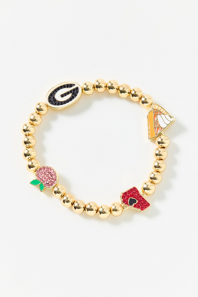 BaubleBar University Of Georgia Mix Beaded Bracelet