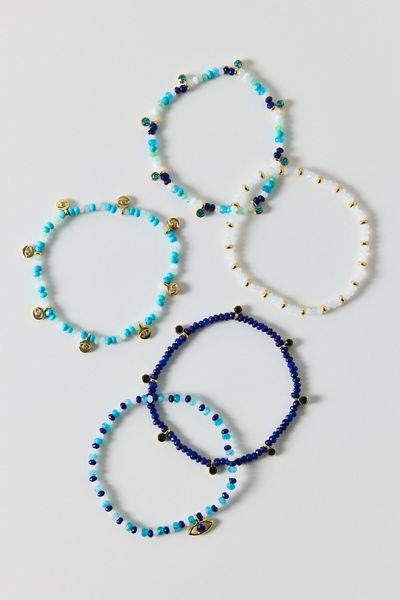 BaubleBar Indya Evil Eye Layered Bracelets Set