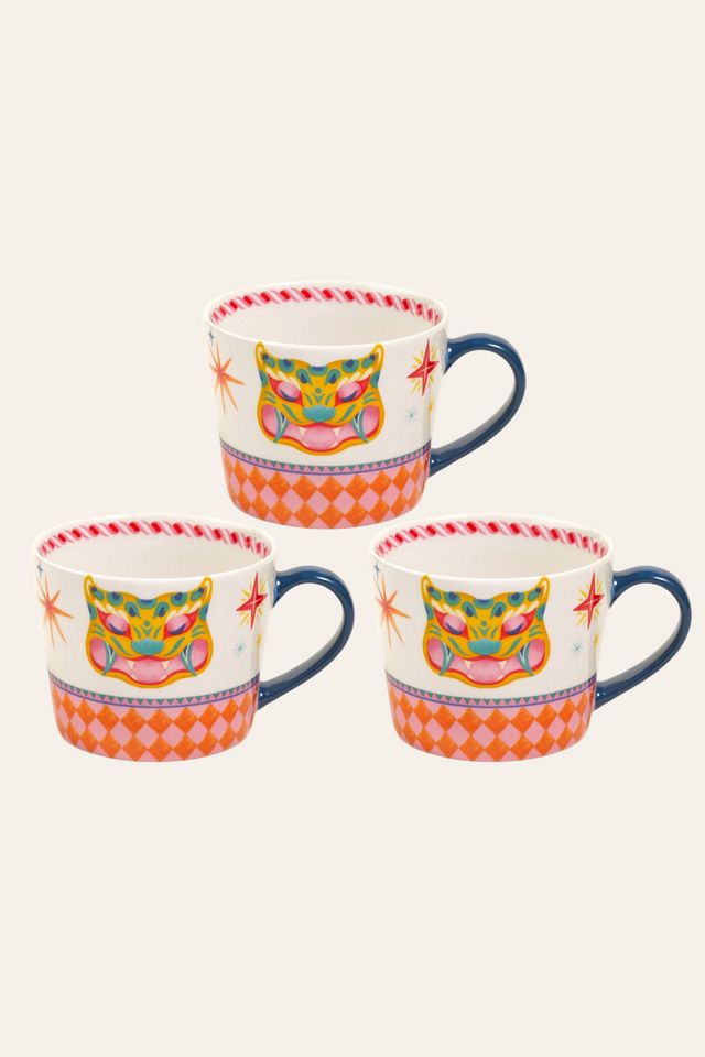 Zsa Zsa Zsu Luohu Porcelain Print Mug Set #1