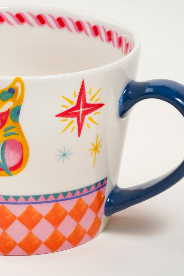 Zsa Zsa Zsu Luohu Porcelain Print Mug Set #2