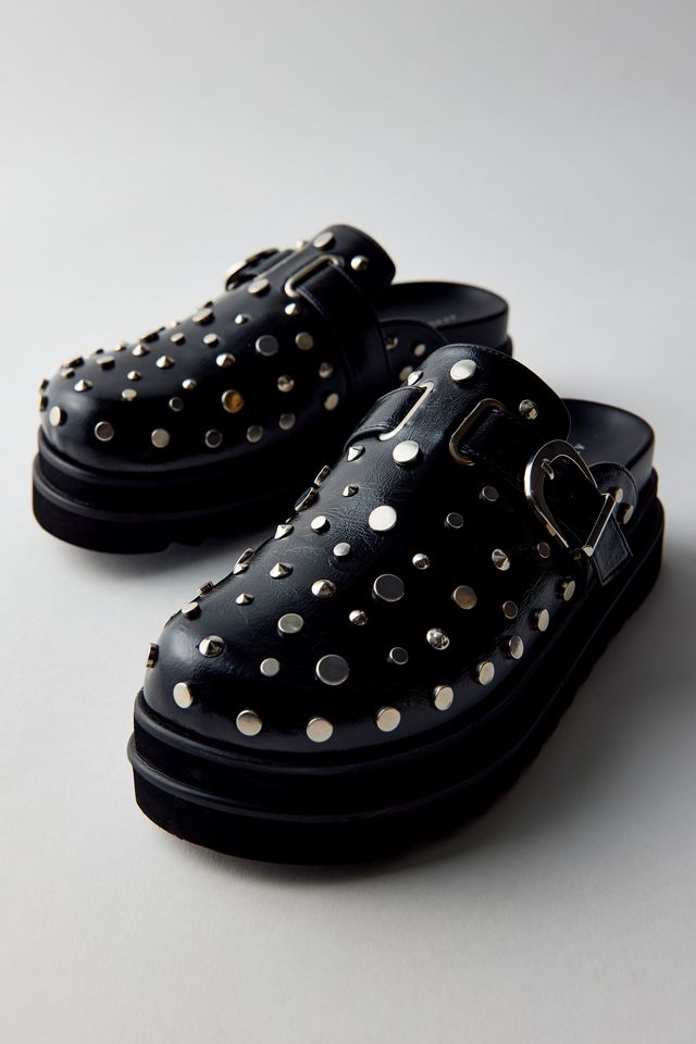 Azalea Wang Billie Studded Platform Clogs #1