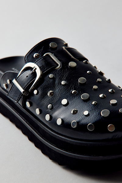 Azalea Wang Billie Studded Platform Clogs