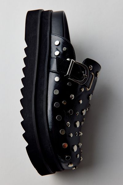 Azalea Wang Billie Studded Platform Clogs