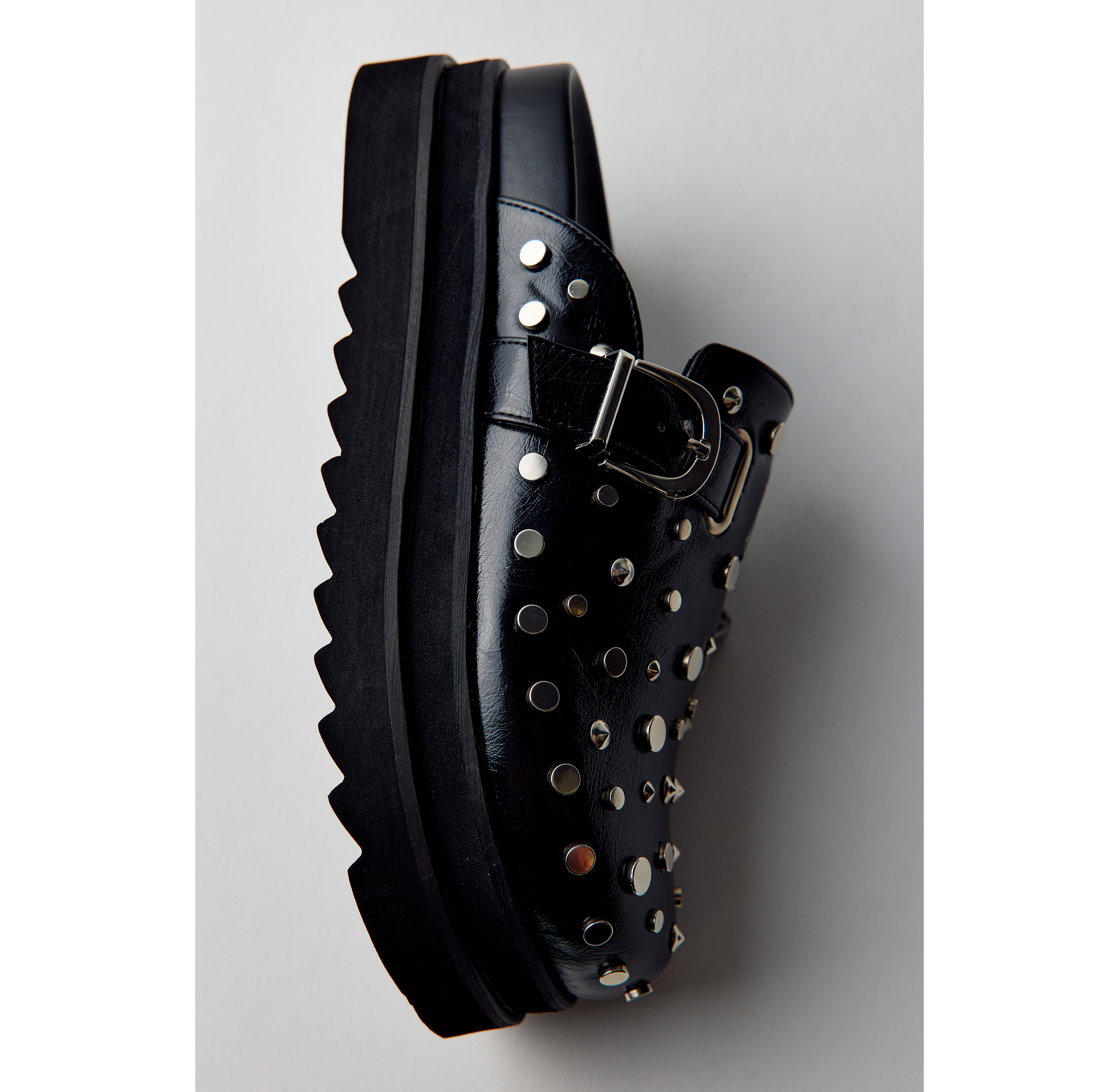 Azalea Wang Billie Studded Platform Clogs