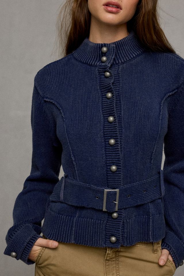 BDG Emmy Ribbed Knit Belted Band Cardigan #2