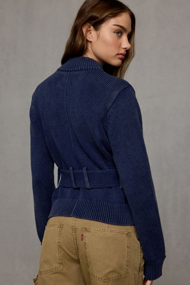 BDG Emmy Ribbed Knit Belted Band Cardigan #3