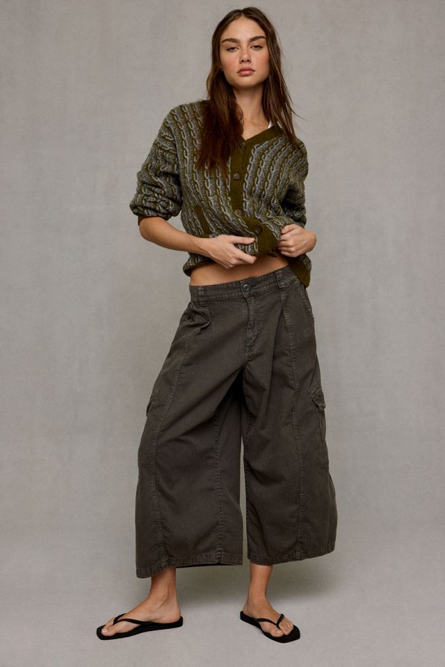 BDG Anson Cable Knit Oversized Hooded Cardigan #2