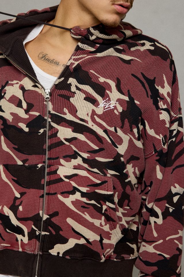 iets frans… Camo Zip Hoodie Sweatshirt #2