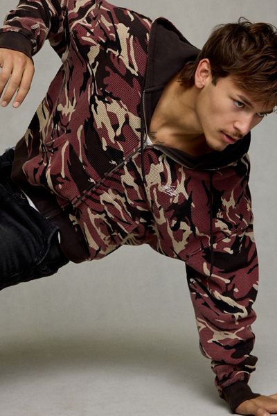 iets frans… Camo Zip Hoodie Sweatshirt