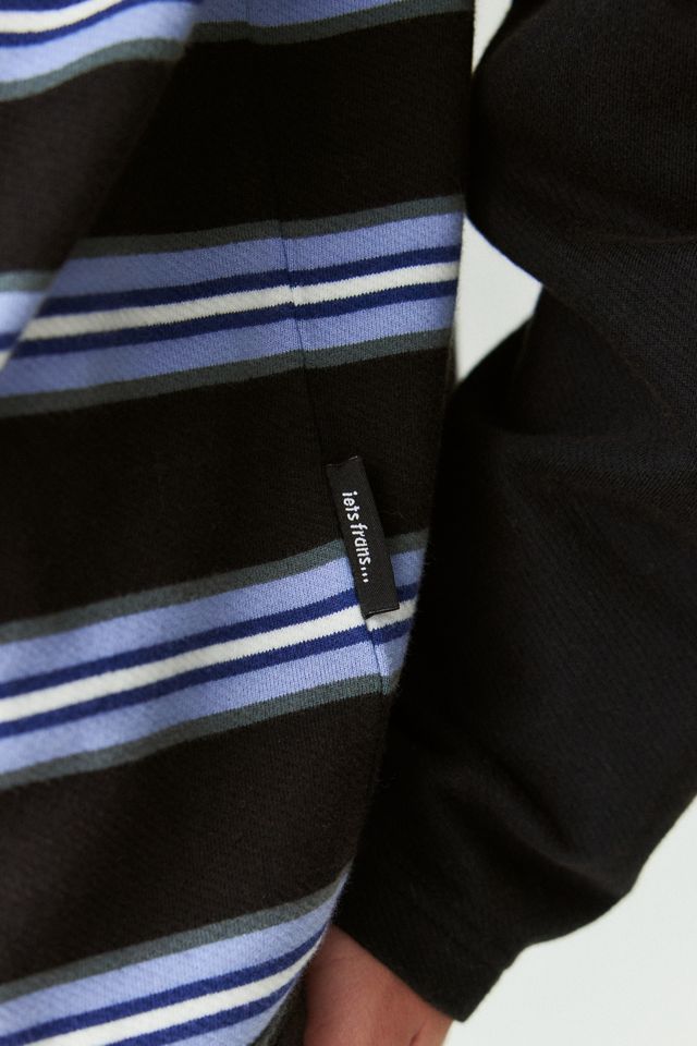 iets frans… Stripe Pattern Double Layer Tee #3