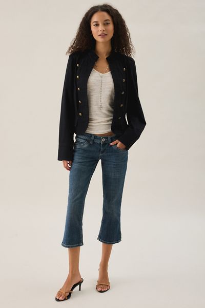 BDG Miko Low-Rise Flare Capri Jeans