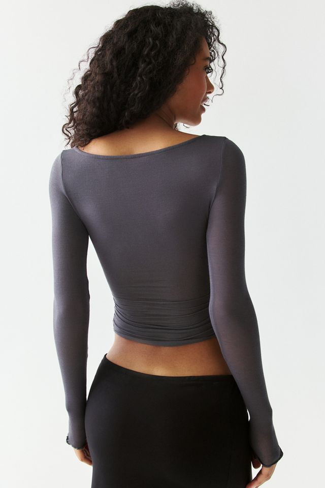Out From Under All Wrapped Up Surplice Long Sleeve Top #3
