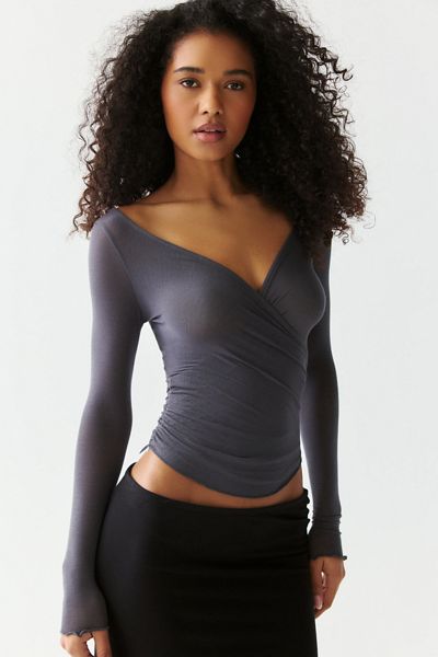Out From Under All Wrapped Up Surplice Long Sleeve Top