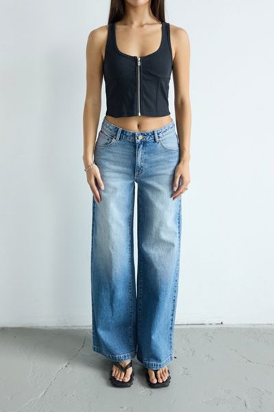 Abrand Bustier Zip Tank