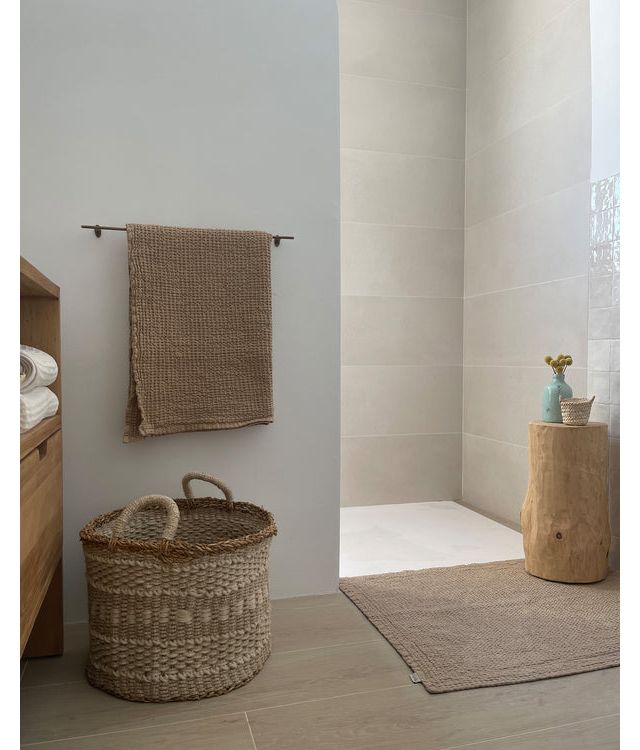 MagicLinen Waffle Bath Mat #3