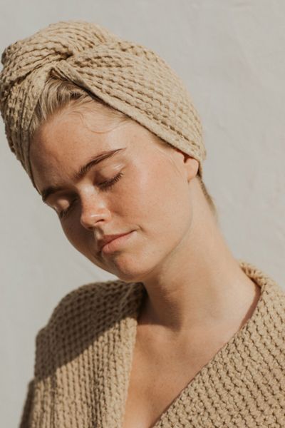 MagicLinen Linen Hair Towel Turban