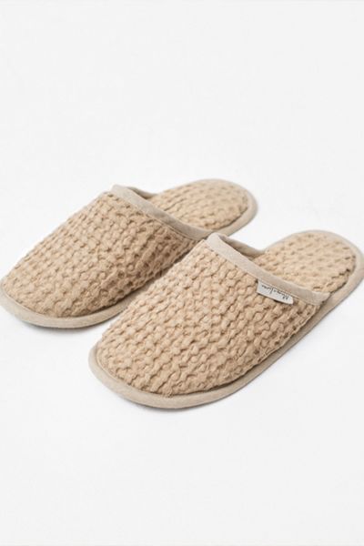 MagicLinen Waffle Linen Slippers