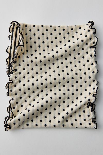 Lulu Ruffle Extra-Wide Headwrap Headband