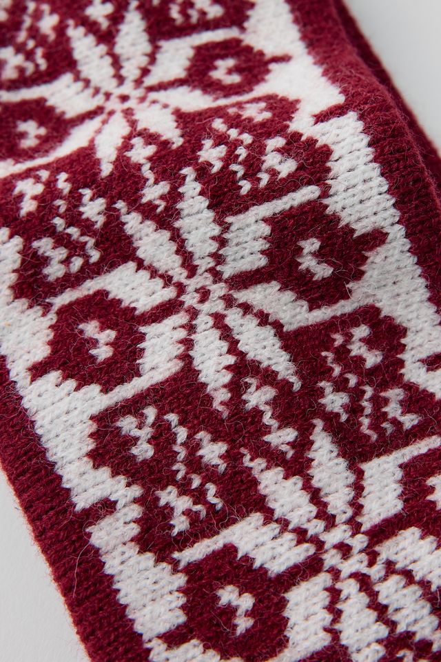 Toasty Intarsia Knit Headwrap Headband #2