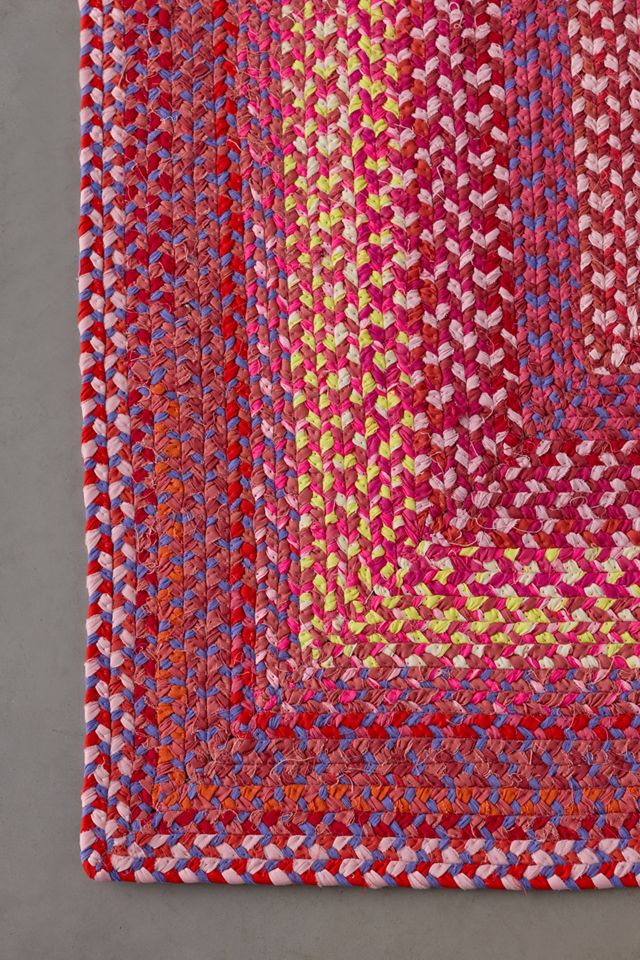 Demi Geometric Braided Rug #3