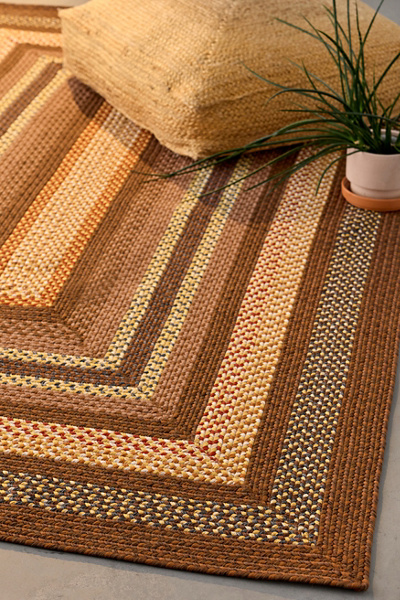Nolan Geometric Braided Indoor/Outdoor Washable Rug