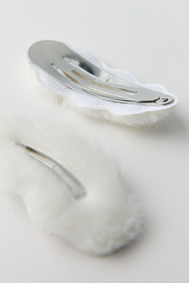 Cozy Faux Fur Snap Clips #1