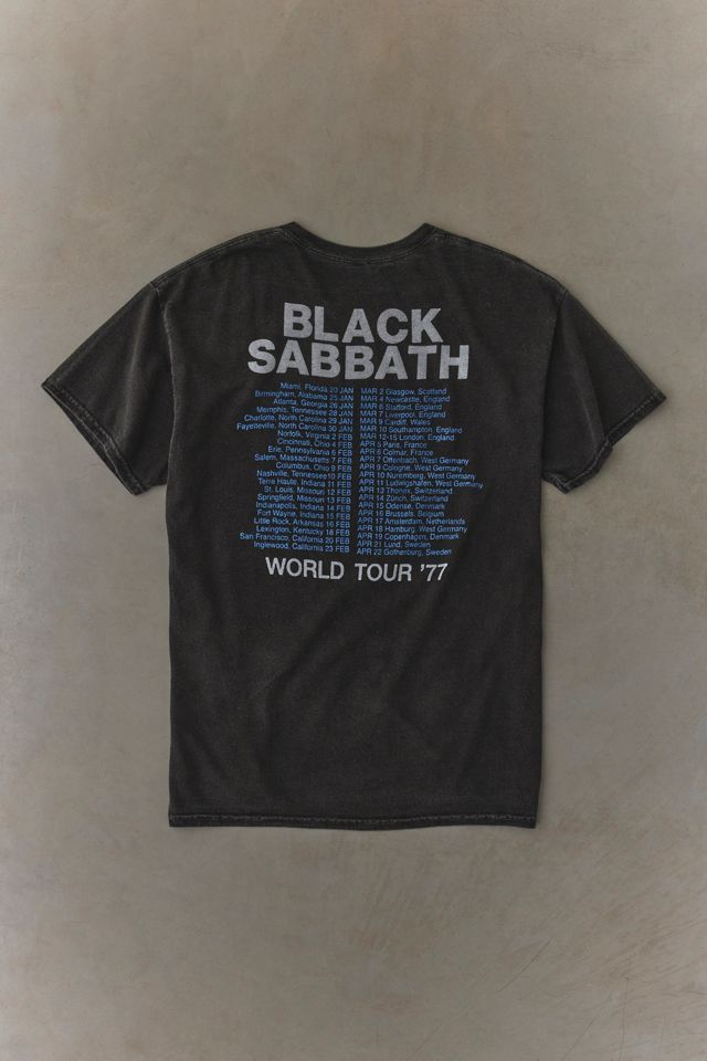 Black Sabbath 1977 Tour Graphic Tee #1