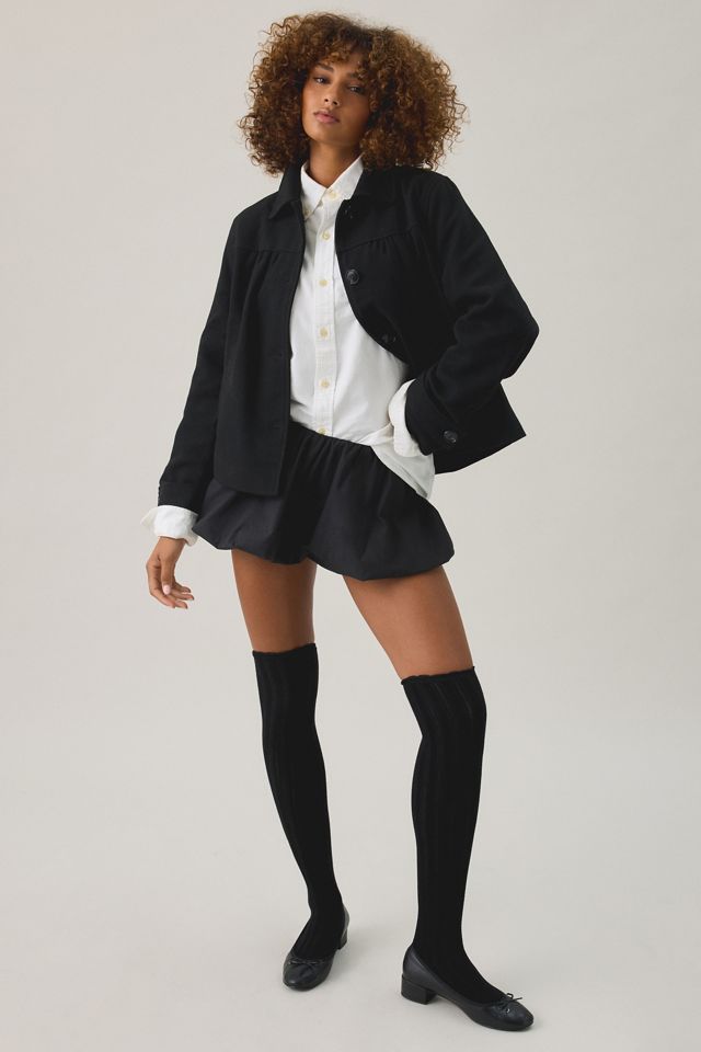BDG Penny Wool Blend Swing Peacoat #1