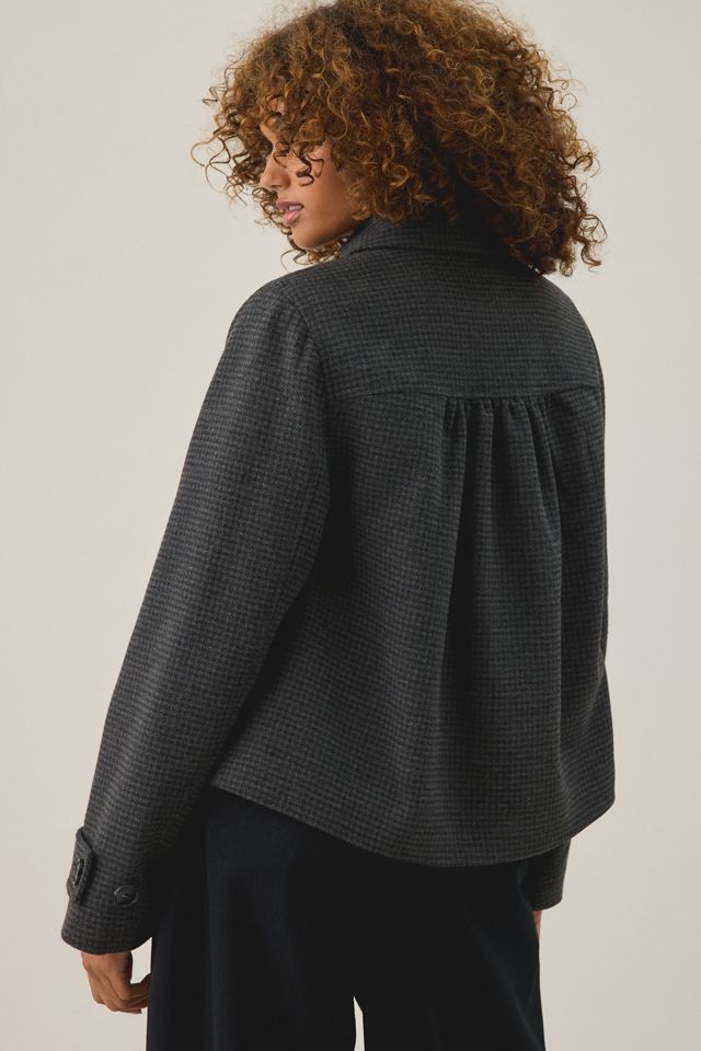 BDG Penny Wool Blend Swing Peacoat #3