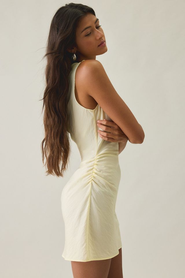 Lioness Sweetheart Draped Cowl Neck Mini Dress #4