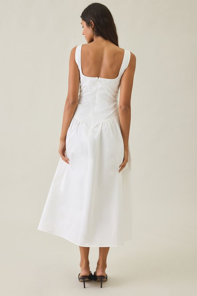 Lioness Luna Rose Drop Waist Cotton Maxi Dress #2
