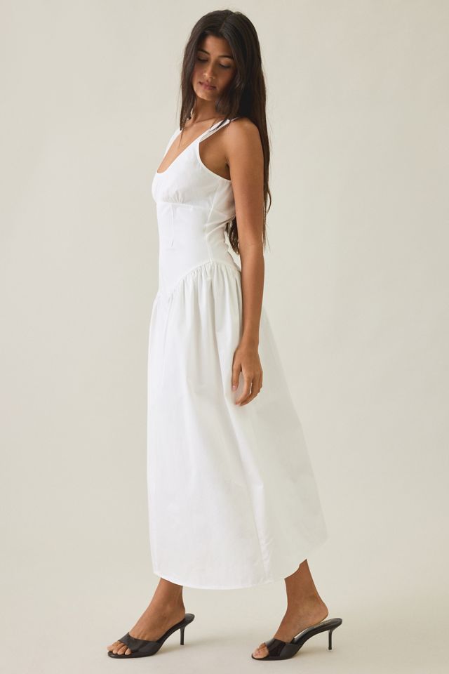 Lioness Luna Rose Drop Waist Cotton Maxi Dress #4
