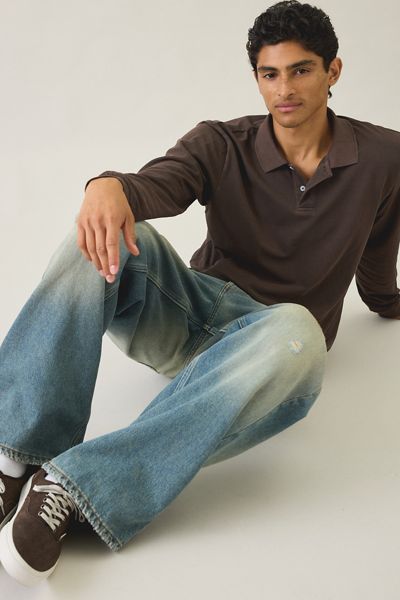 Standard Cloth Pique Cotton Long Sleeve Polo Tee