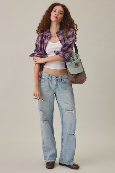 BDG Kayla Ripped Low-Rise Jeans