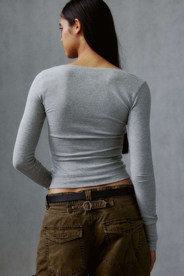 BDG Commons Pocket Long Sleeve Henley #3
