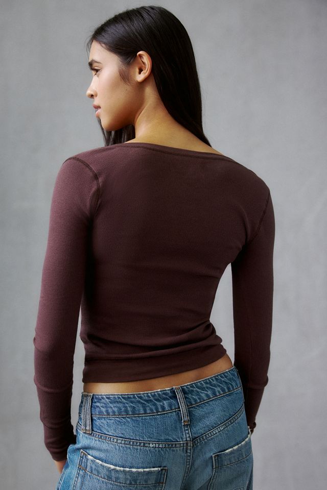 BDG Commons Pocket Long Sleeve Henley #3