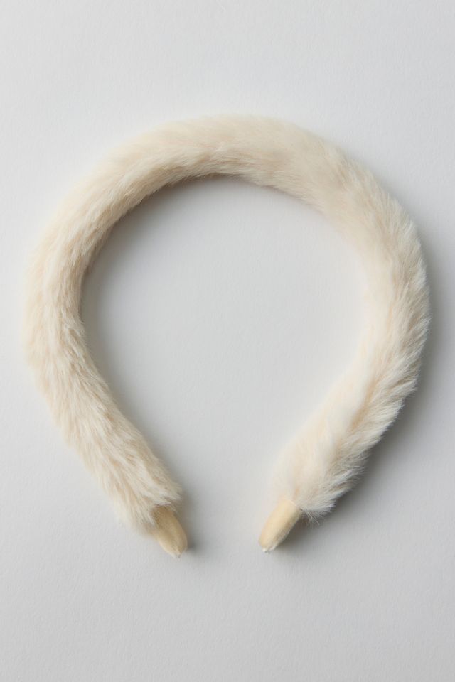 Lucy Cozy Faux Fur Headband #1