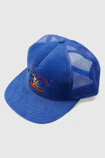 Vintage Disney World Fort Wilderness Resort Corduroy Trucker Hat