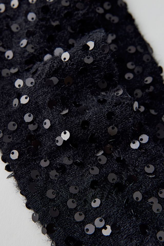 Night Sky Sequined Soft Headband #1