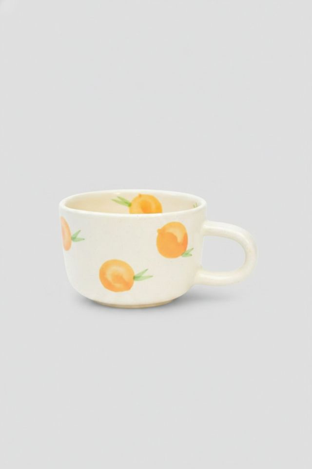 Casa Amarosa Artisan Lemon Ceramic Mug #2