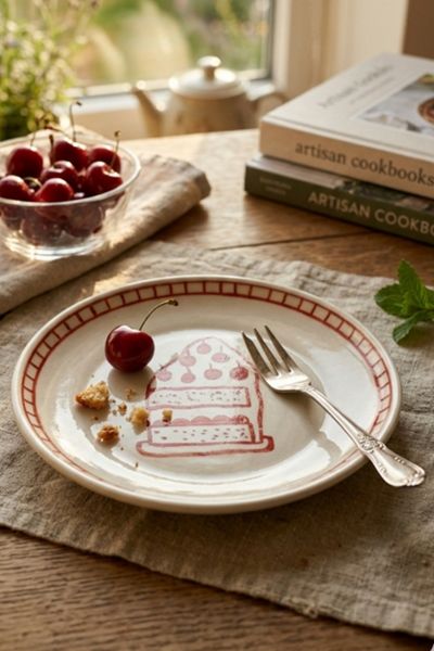 Casa Amarosa Dessert Cake Plate Set