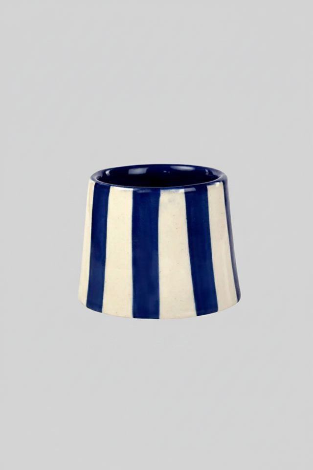 Casa Amarosa Ceramic Striped Coffee Mug Set #1
