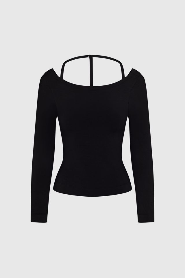 RAT BOI Cowl Back Long Sleeve Top #2