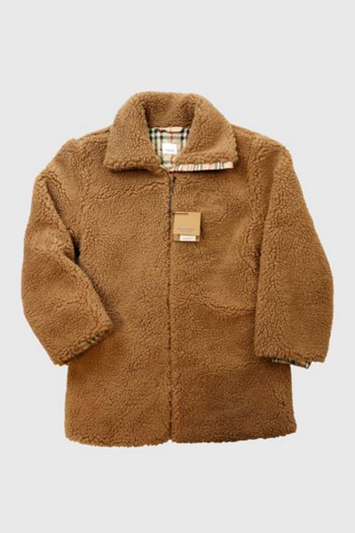 Vintage Burberry Teddy Larcon Fleece Jacket