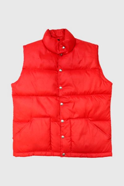 Vintage 70s The North Face Snap Button Puffer Vest