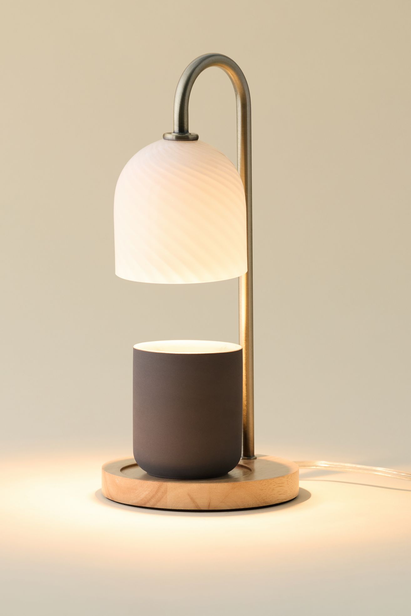Morrigan Candle Warmer Table Lamp - Gold, ONE SIZE