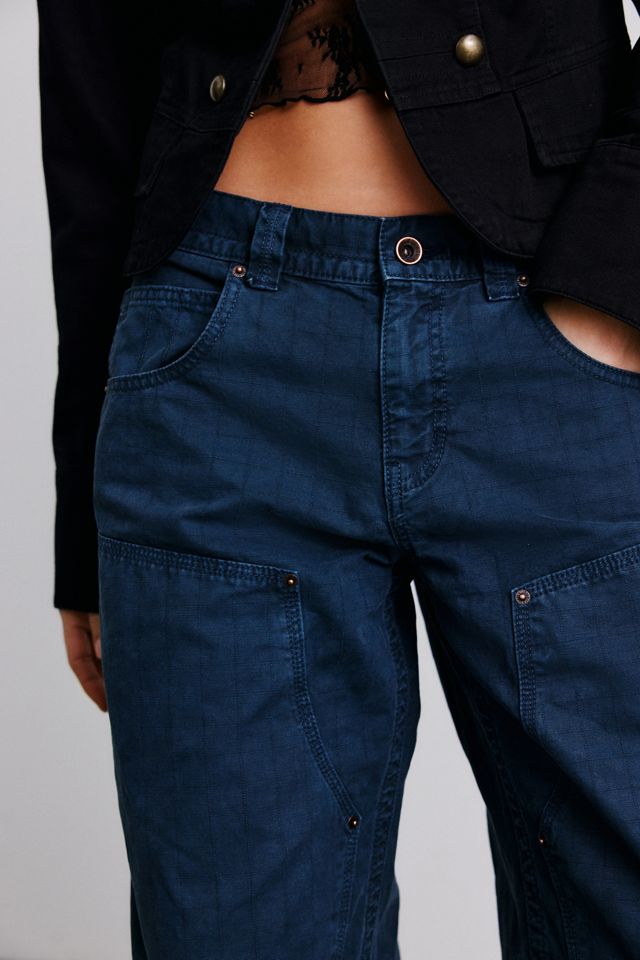 BDG No Man's Land Cotton Canvas Wide Leg Carpenter Pants #2