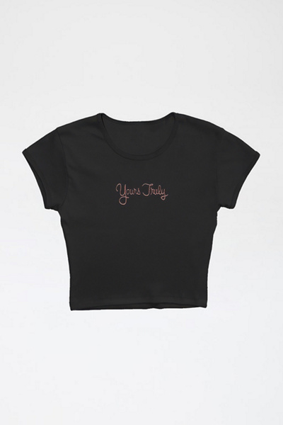 Ariana Grande UO Exclusive Yours Truly Graphic Baby Tee